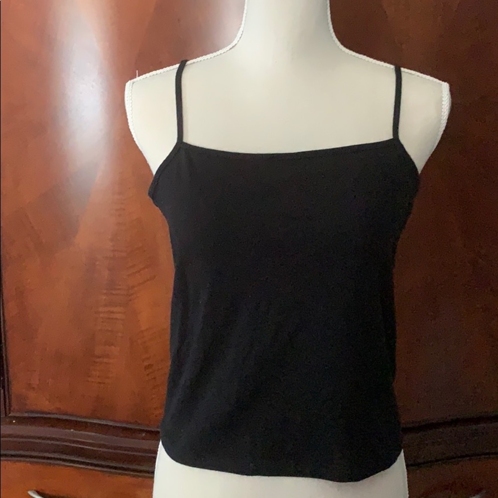 Black tank top